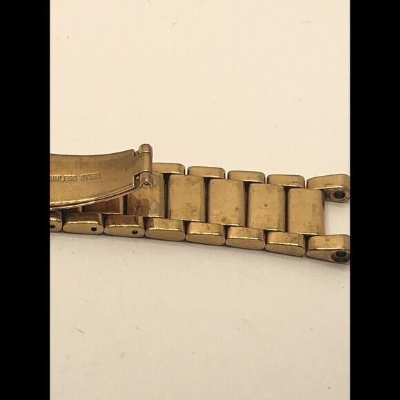 Michael Kors Watch Parts Links Partial Band Clasp Silver-tone 18mm PJ378 - Picture 12 of 12